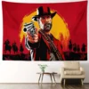 6 Sizes Cowboy Red Dead R Redemption 2 Tapestry Poster Game Wall Art Picture Gamer Room 15 - Red Dead Redemption 2 Shop