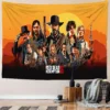 6 Sizes Cowboy Red Dead R Redemption 2 Tapestry Poster Game Wall Art Picture Gamer Room 2 - Red Dead Redemption 2 Shop