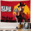 6 Sizes Cowboy Red Dead R Redemption 2 Tapestry Poster Game Wall Art Picture Gamer Room 8 - Red Dead Redemption 2 Shop