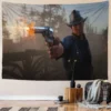 6 Sizes Cowboy Red Dead R Redemption 2 Tapestry Poster Game Wall Art Picture Gamer Room 9 - Red Dead Redemption 2 Shop