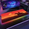 Anime Red Dead Redemption 2 RGB Colorful Gaming Large Mouse Pad Gamer XL Led Mat Computer 3 - Red Dead Redemption 2 Shop