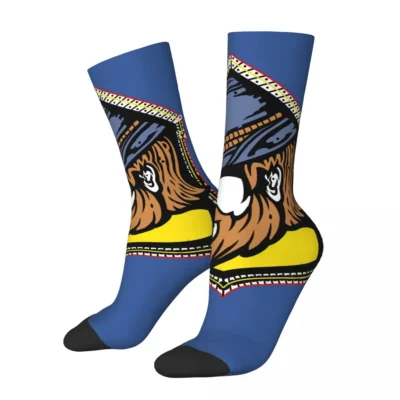 Funny Crazy Compression Sock for Men Art Hip Hop Harajuku Red Dead Redemption 2 Desert Cowboy - Red Dead Redemption 2 Shop