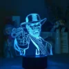 Game Red Dead Redemption 2 Gift Acrylic 3d Lamp for Game Room Decor Nightlight RDR2 Arthur 1 - Red Dead Redemption 2 Shop