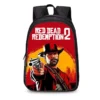 Game Red Dead Redemption Backpack Shoulder Bags For Students Zipper Teenager Canvas Laptop Back Pack Mens 2 - Red Dead Redemption 2 Shop