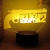 Game Red Dead Redemption Rdr 2 Led Lamp For Bedroom Night Lights Action Figure Avatar Room 1 - Red Dead Redemption 2 Shop