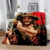 HD Red Dead Revolver Game Gamer Cartoon 3D Blanket Soft Throw Blanket for Home Bedroom Bed 16 - Red Dead Redemption 2 Shop