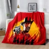 HD Red Dead Revolver Game Gamer Cartoon 3D Blanket Soft Throw Blanket for Home Bedroom Bed 25 - Red Dead Redemption 2 Shop