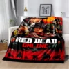 HD Red Dead Revolver Game Gamer Cartoon 3D Blanket Soft Throw Blanket for Home Bedroom Bed 7 - Red Dead Redemption 2 Shop