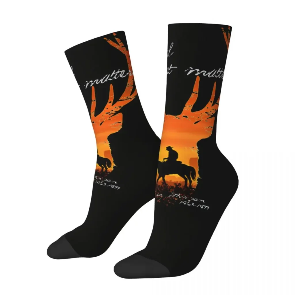 Hip Hop Retro Loyal Crazy Men s compression Socks Unisex Red Dead Redemption 2 Desert Cowboy - Red Dead Redemption 2 Shop