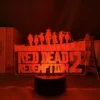 Led Light Red Dead Redemption 2 for Child Bedroom Decor Lighting Kids Birthday Gift Home Decoration - Red Dead Redemption 2 Shop