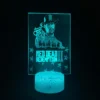 Red Dead Redemption 2 Game Figure Arthur Morgan 3D Picture Lava Lamp Battery Touch Night Light 4 - Red Dead Redemption 2 Shop