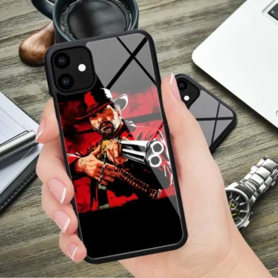 Red Dead Redemption 2 Phone Case Rubber for iPhone 12 11 Pro Max XS 8 7 5 - Red Dead Redemption 2 Shop