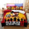 Red Dead Redemption Shooting Game 3d Bedding Set Queen King Size Duvet Cover Set Comforter Cover 1 - Red Dead Redemption 2 Shop