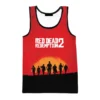 Red Dead Redemption Sleeveless Tank Tops 3D Print Man Women Personality Fashion Campaign Vest Summer Oversized 1 - Red Dead Redemption 2 Shop