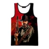 Red Dead Redemption Sleeveless Tank Tops 3D Print Man Women Personality Fashion Campaign Vest Summer Oversized 8 - Red Dead Redemption 2 Shop