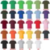 t shirt color chart 1 - Red Dead Redemption 2 Shop