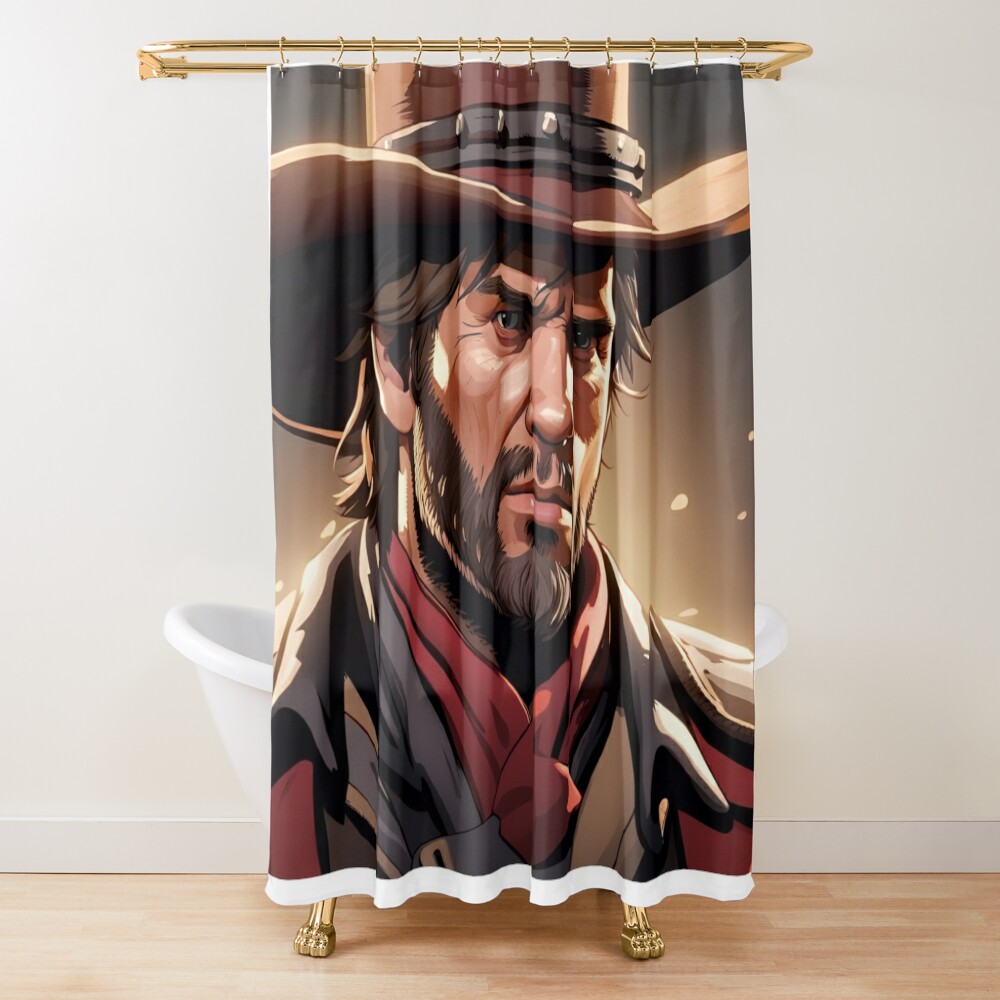 Red Dead Redemption 2 Arthur Morgan Art Shower Curtain